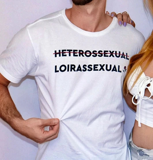 CAMISETAS  LOIRASSEXUAL & RUIVASSEXUAL🌹